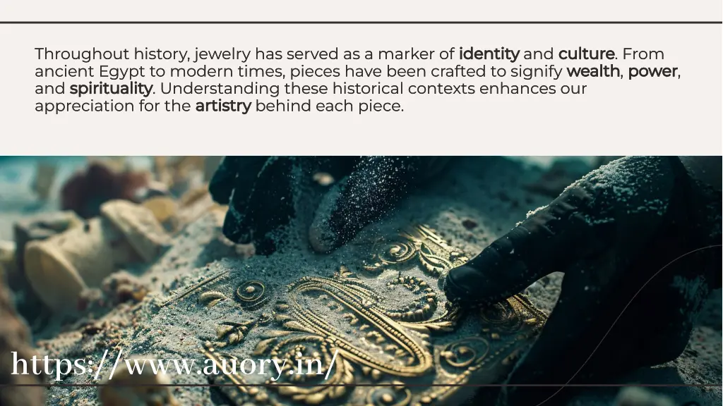 throughout history jewelry has served as a marker