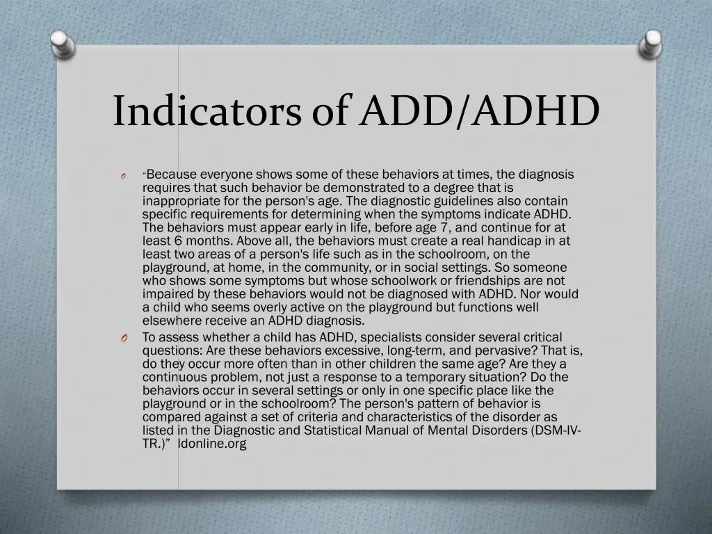 indicators of add adhd 2