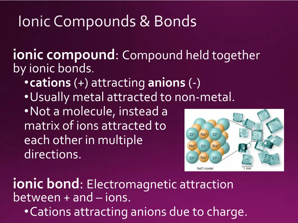 ionic compounds bonds