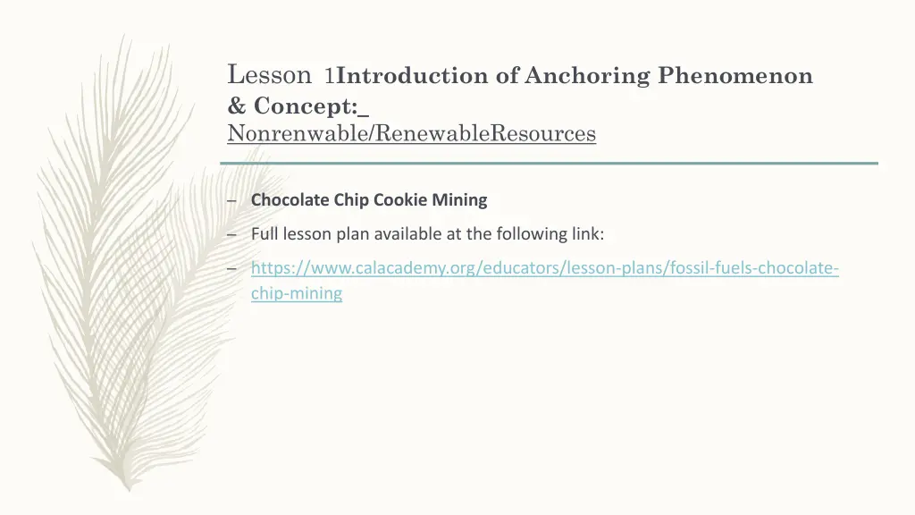 lesson 1 introduction of anchoring phenomenon