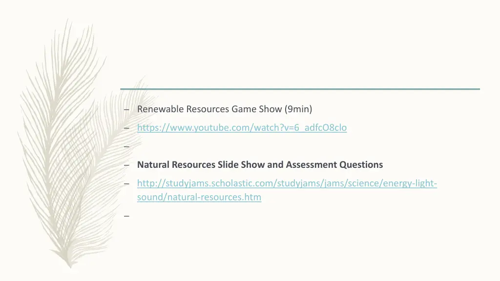 renewable resources game show 9min