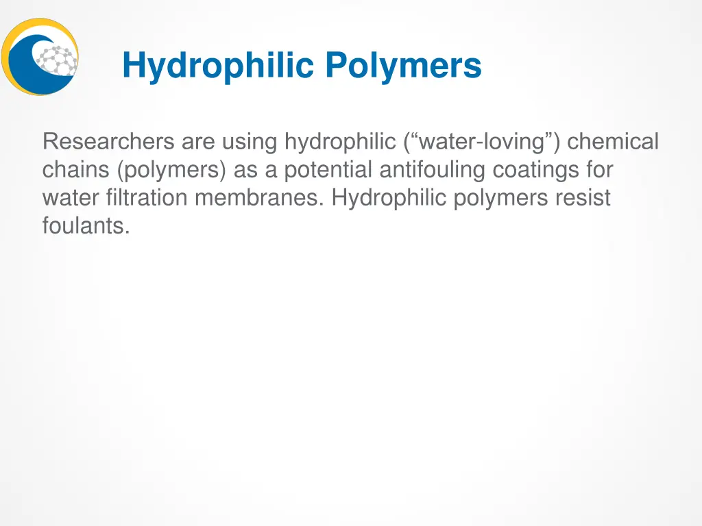 hydrophilic polymers