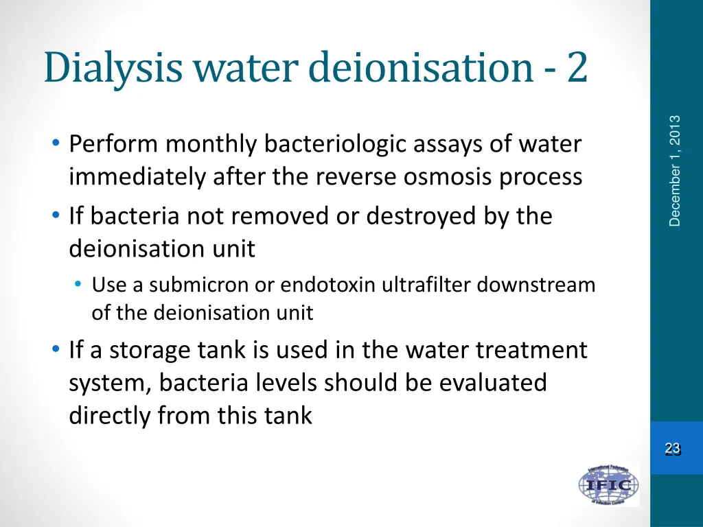 dialysis water deionisation 2