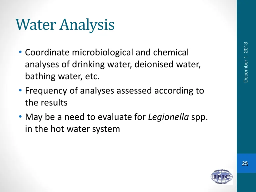 water analysis