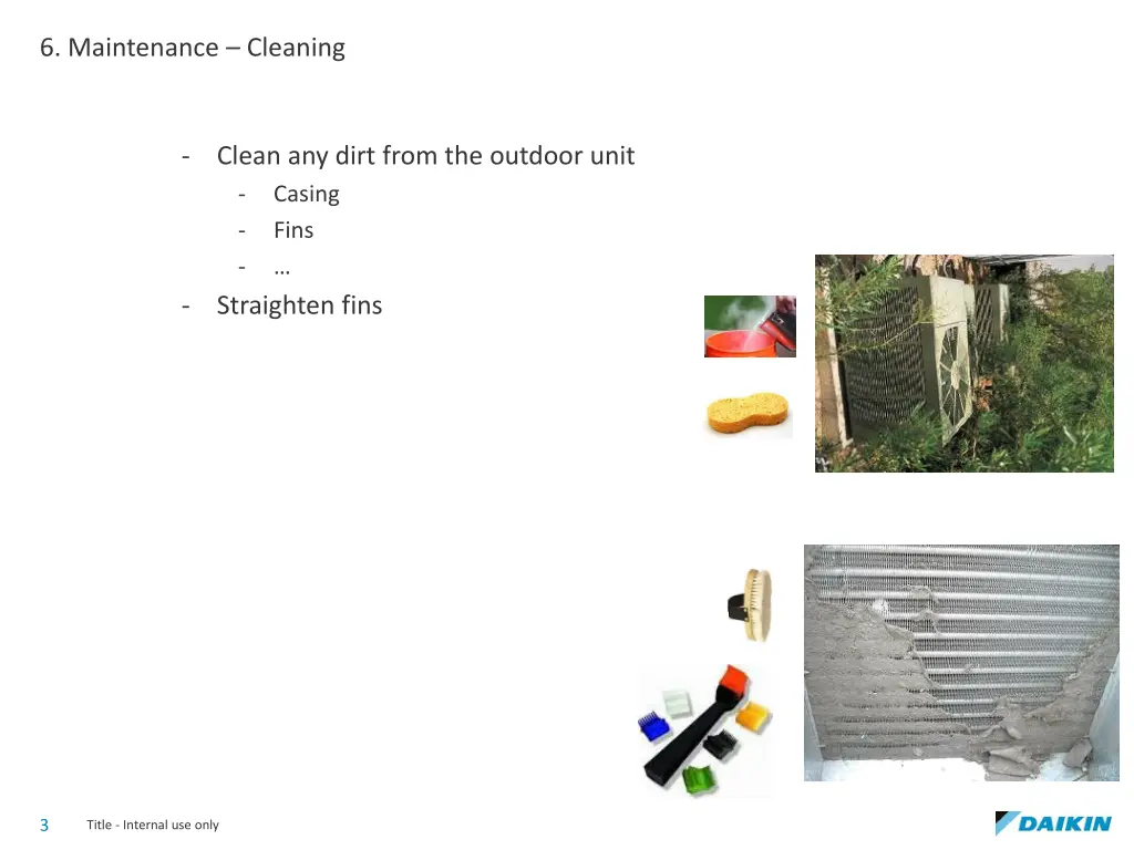 6 maintenance cleaning