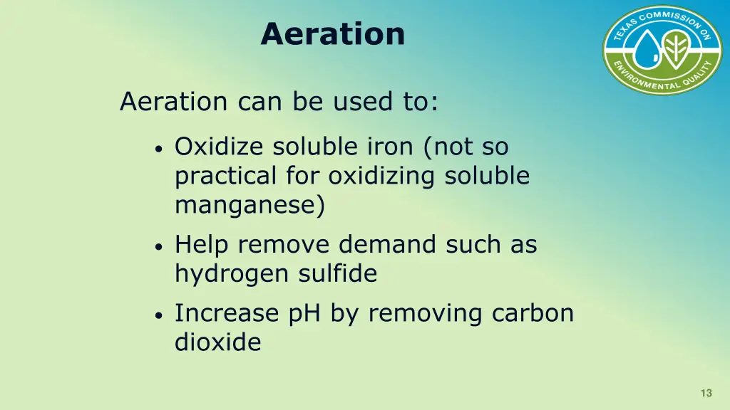 aeration