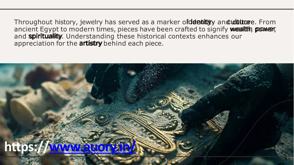 throughout history jewelry has served as a marker