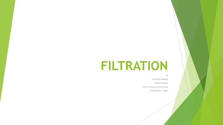 filtration