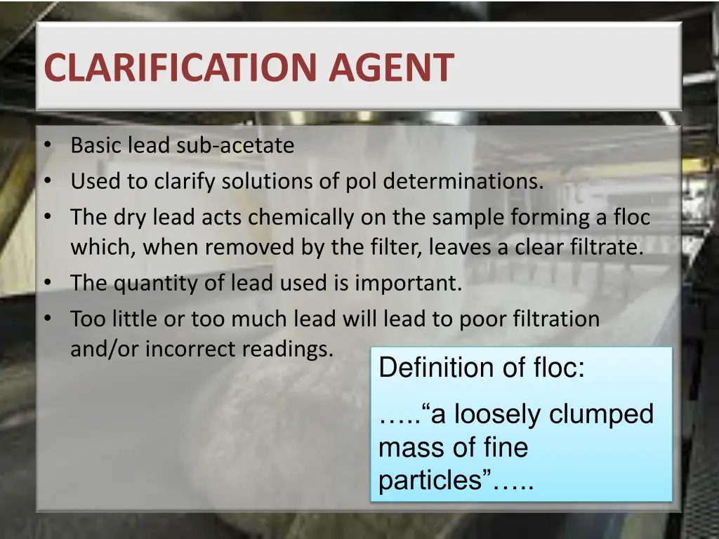 clarification agent