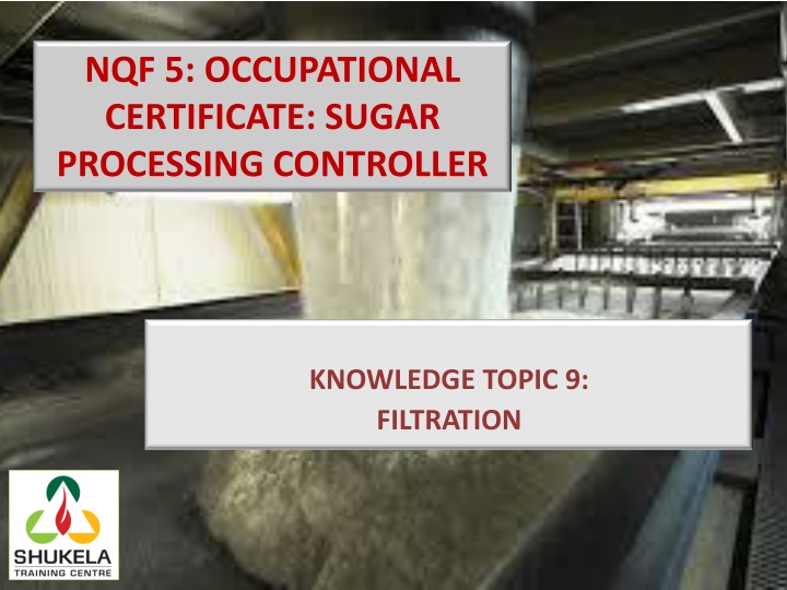 nqf 5 occupational certificate sugar processing