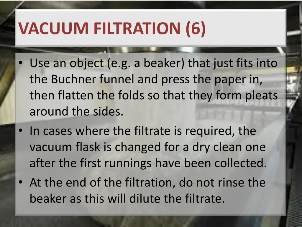 vacuum filtration 6