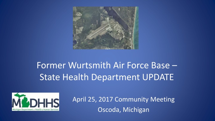 former wurtsmith air force base state health