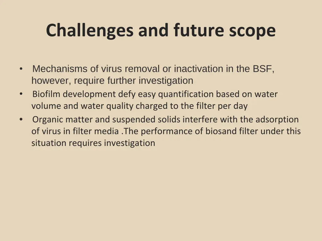 challenges and future scope