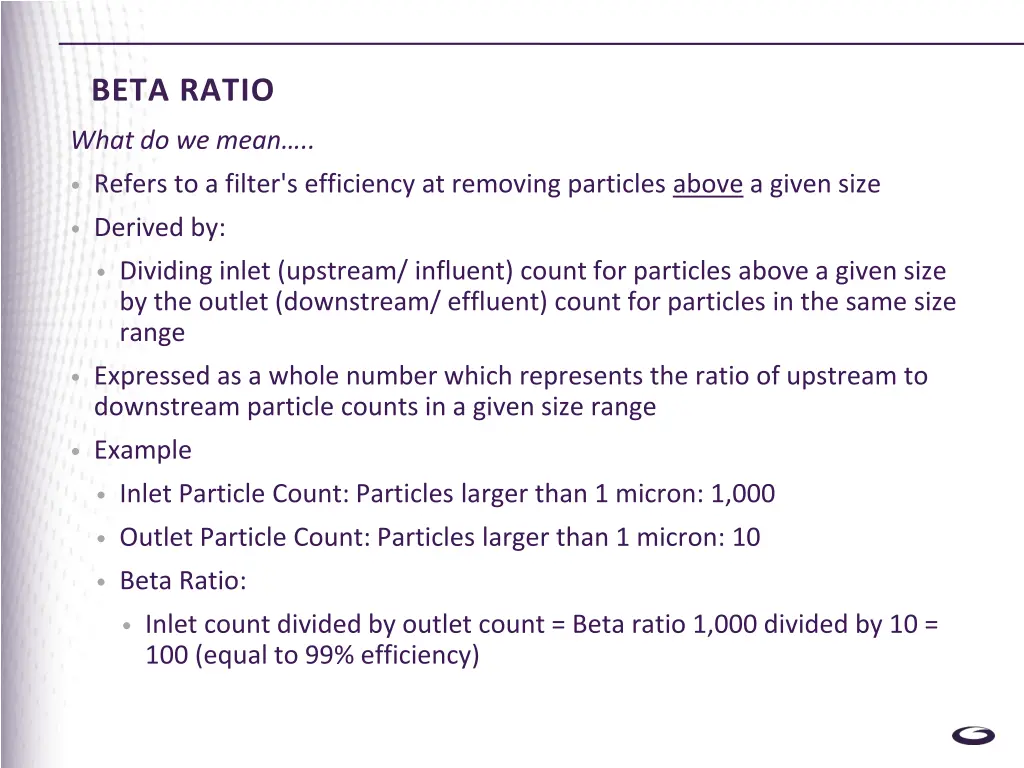 beta ratio