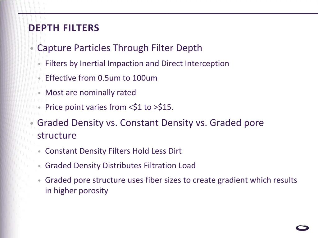 depth filters 1