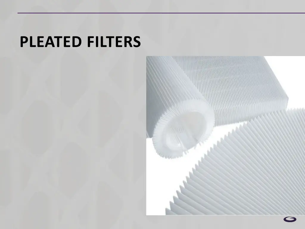 pleated filters