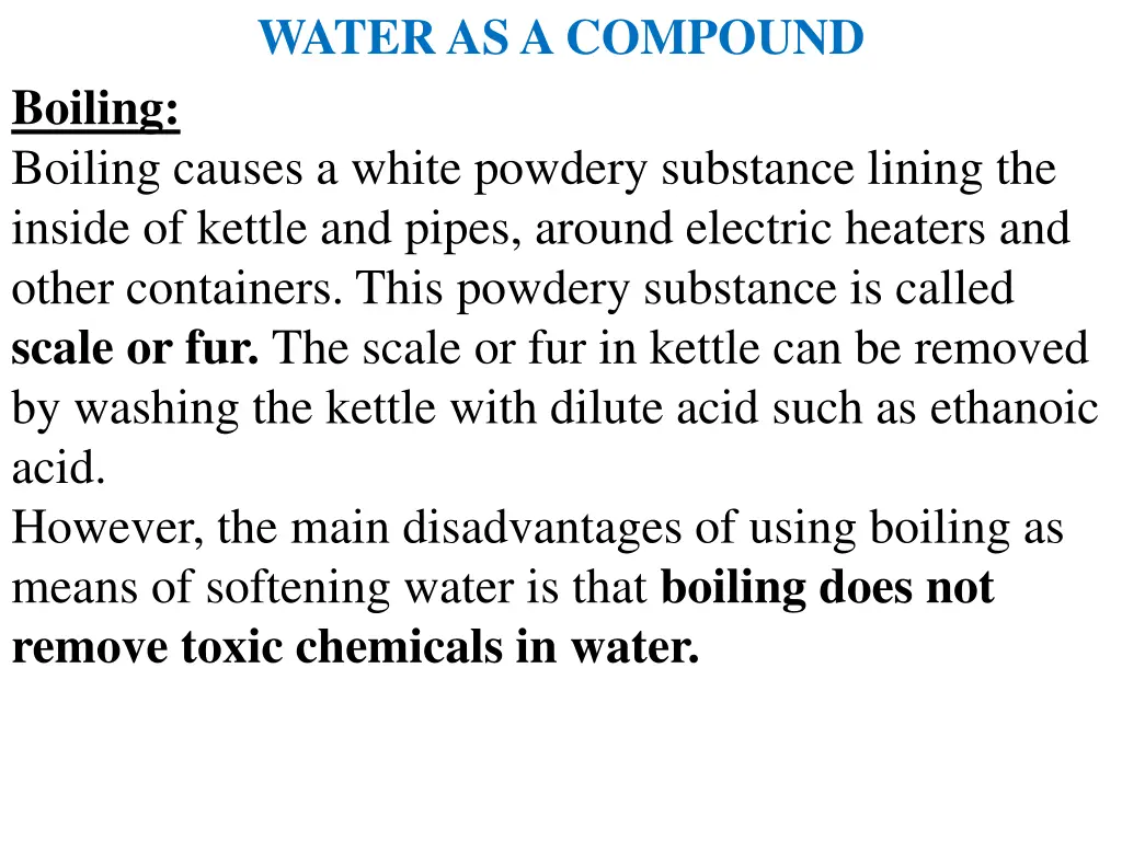 water as a compound 7