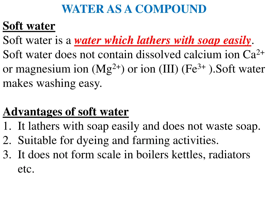 water as a compound 8