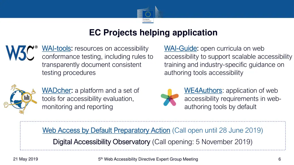 ec projects helping application