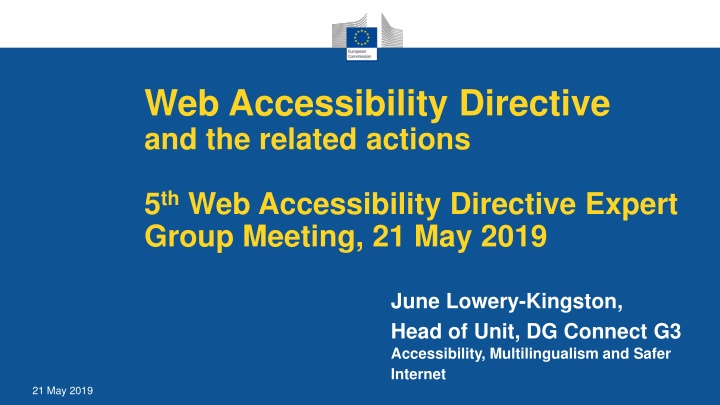 web accessibility directive and the related