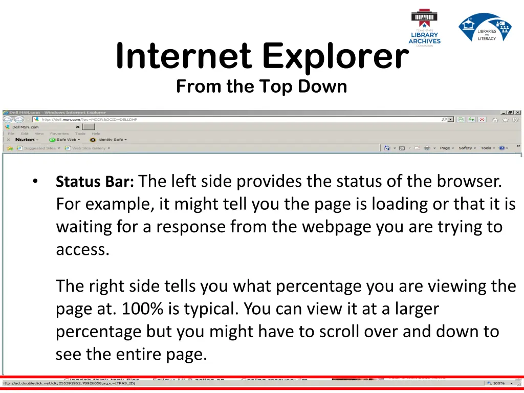 internet explorer from the top down 10