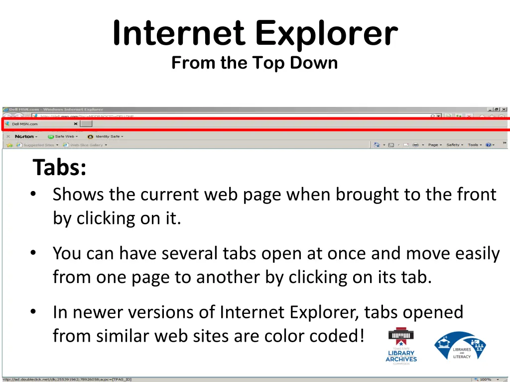 internet explorer from the top down 6