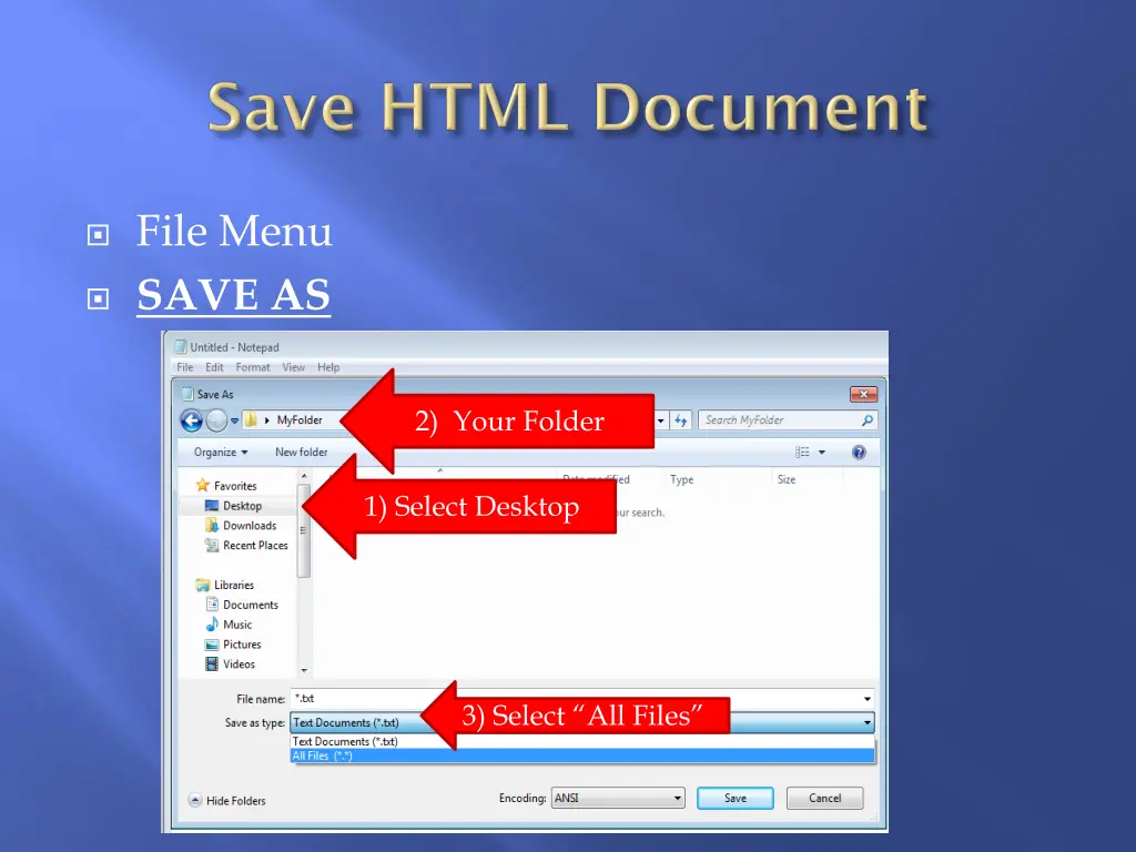 file menu save as