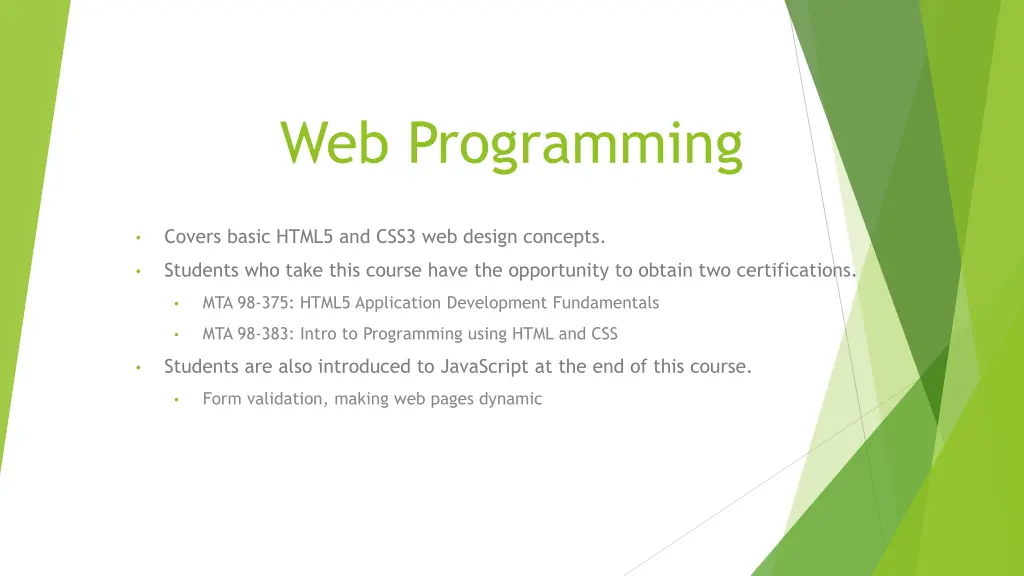 web programming