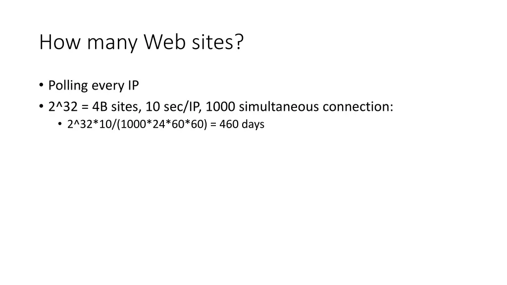 how many web sites