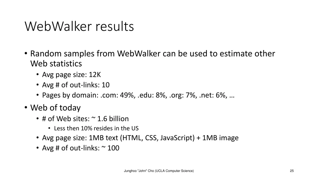 webwalker results 1