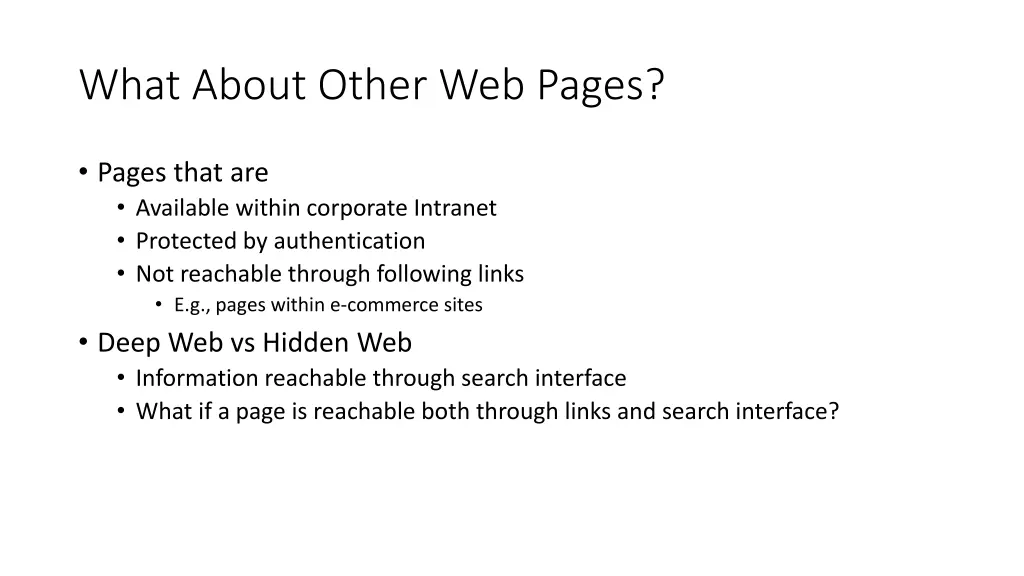 what about other web pages