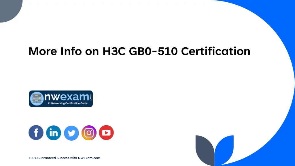 more info on h3c gb0 510 certification
