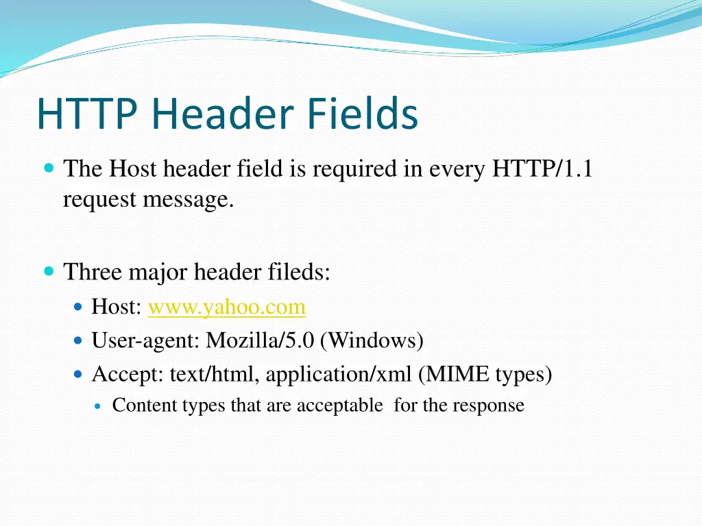 http header fields