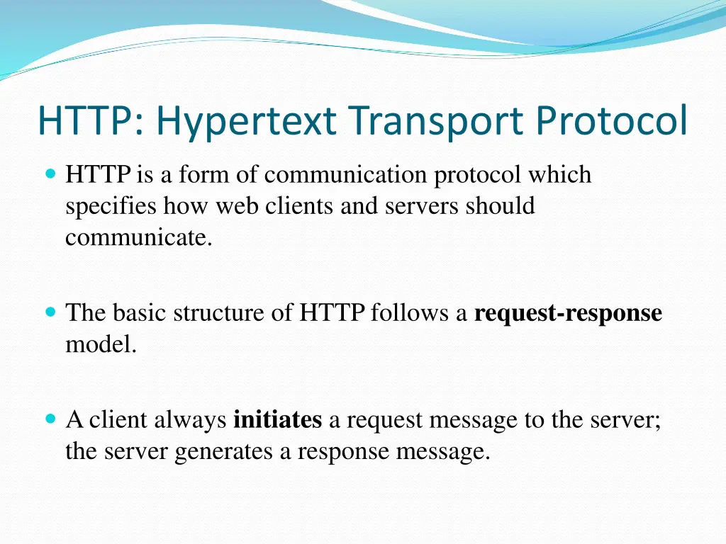 http hypertext transport protocol