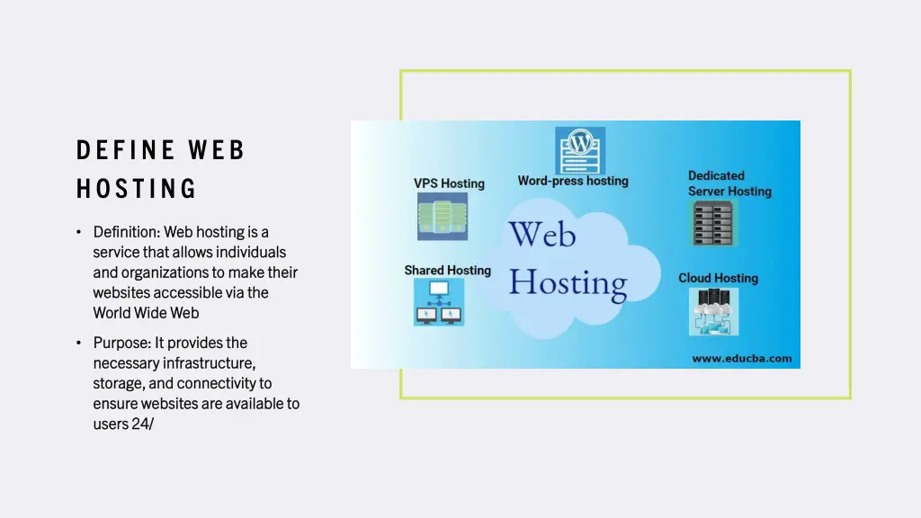 define web hosting