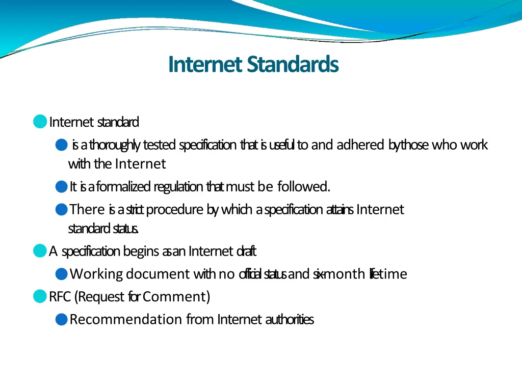 internet standards