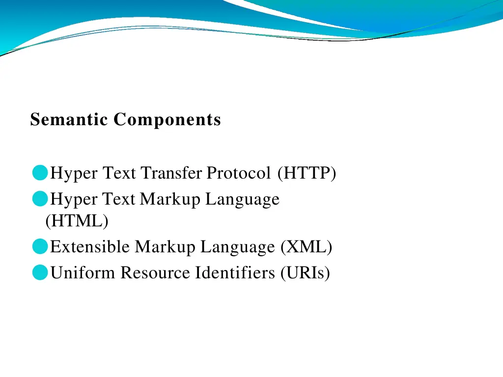 semantic components