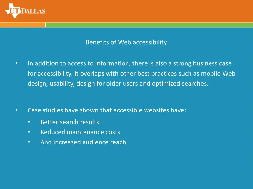 benefits of web accessibility