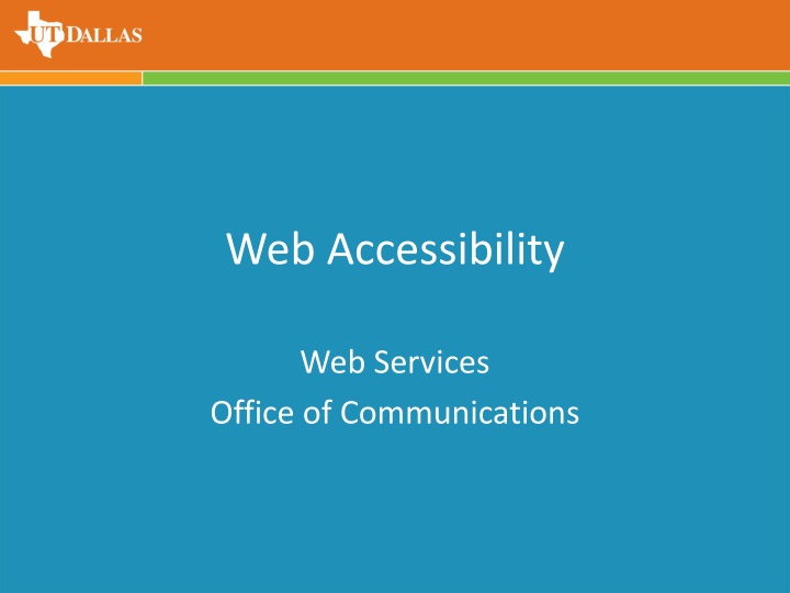 web accessibility