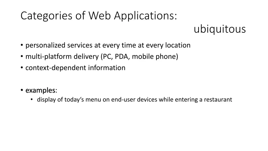 categories of web applications 8