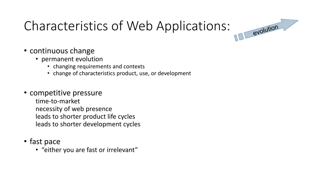 characteristics of web applications 14