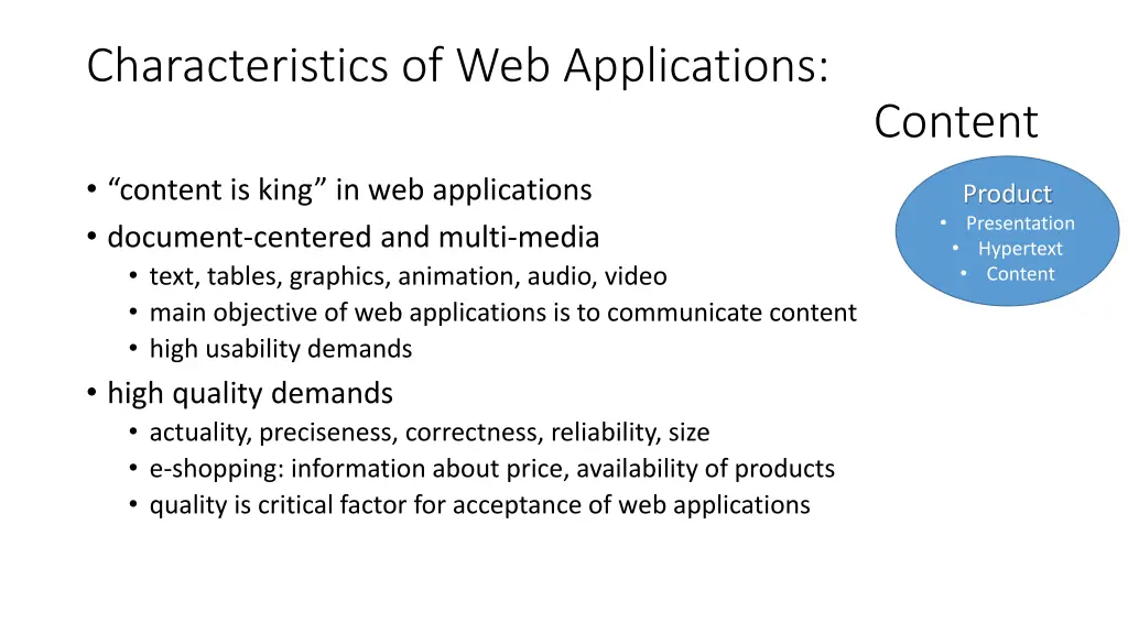 characteristics of web applications 2