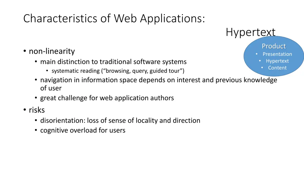 characteristics of web applications 3