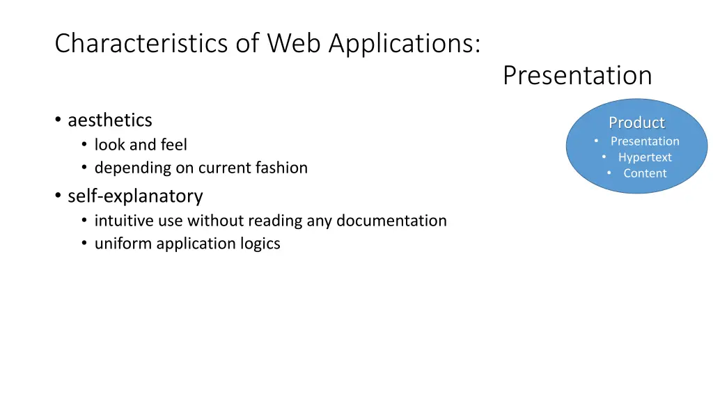 characteristics of web applications 4