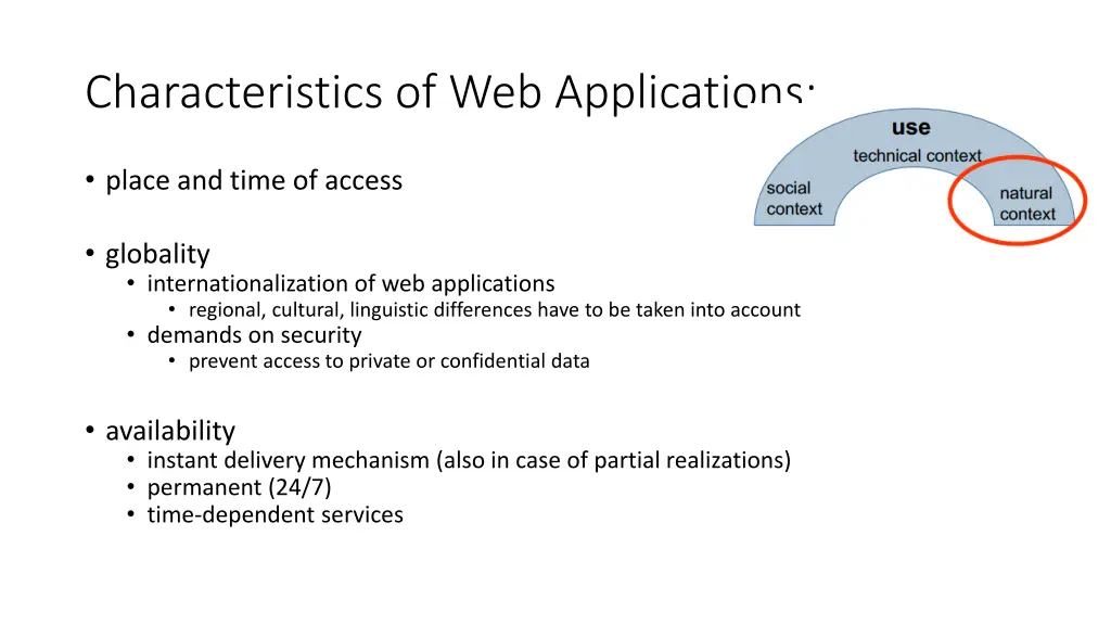 characteristics of web applications 8