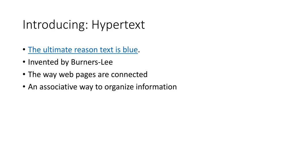 introducing hypertext