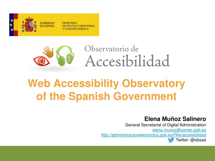 web accessibility observatory of the spanish