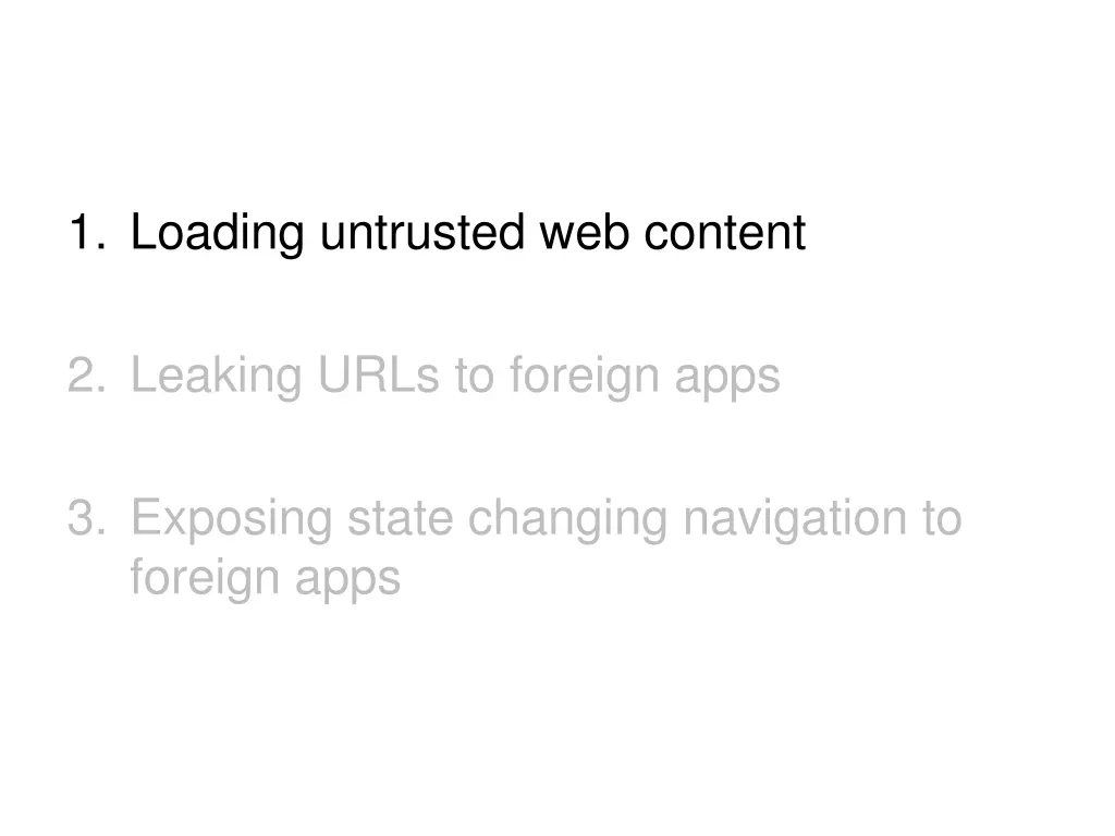 1 loading untrusted web content 1