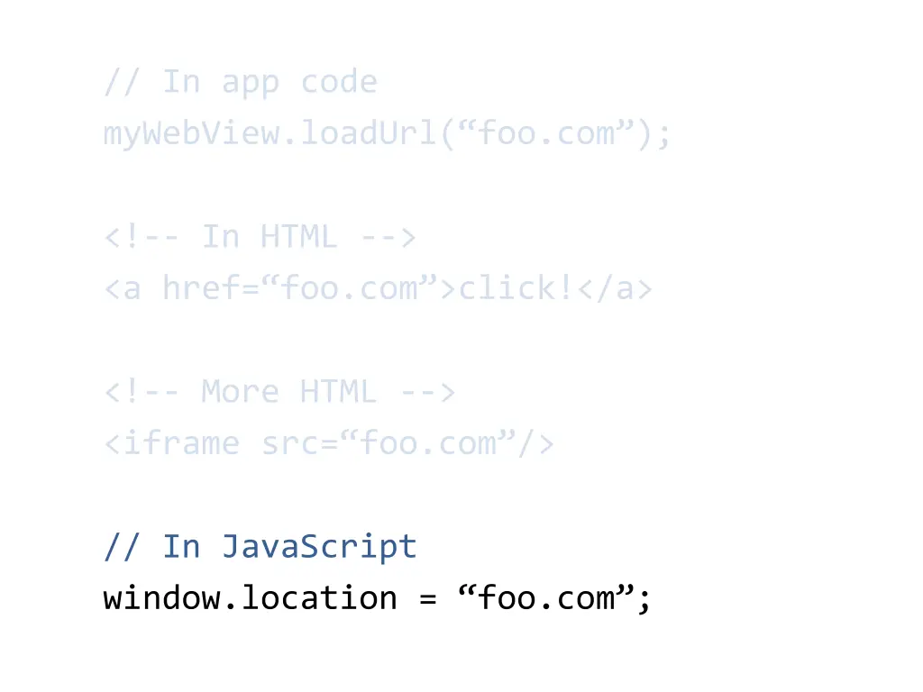 in javascript window location foo com