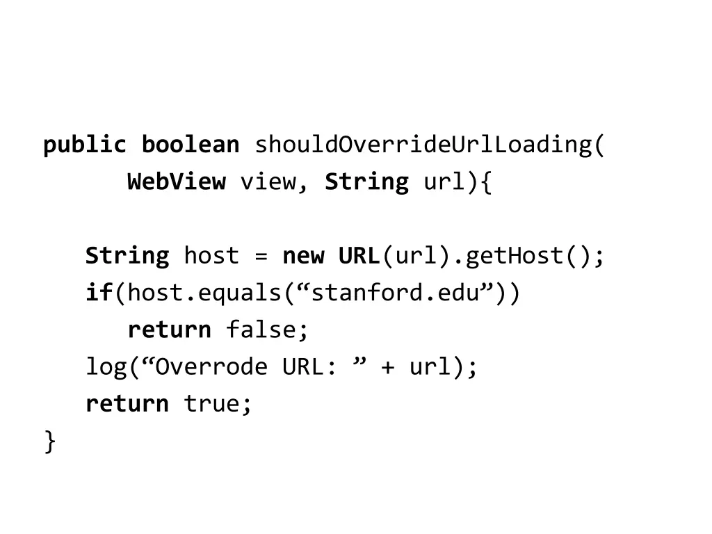 public boolean shouldoverrideurlloading webview 1